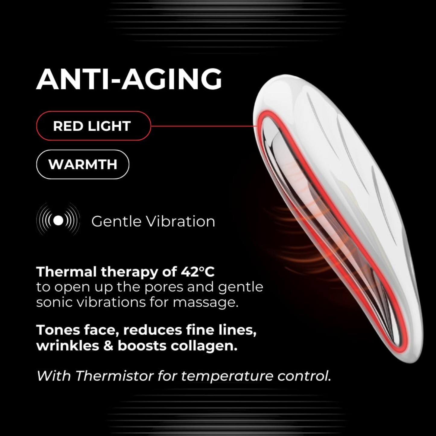 Smart Electric Gua Sha Handheld Face Massager Machine For Facial