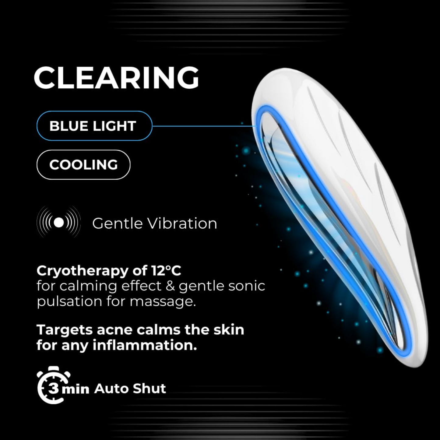 Smart Electric Gua Sha Handheld Face Massager Machine For Facial
