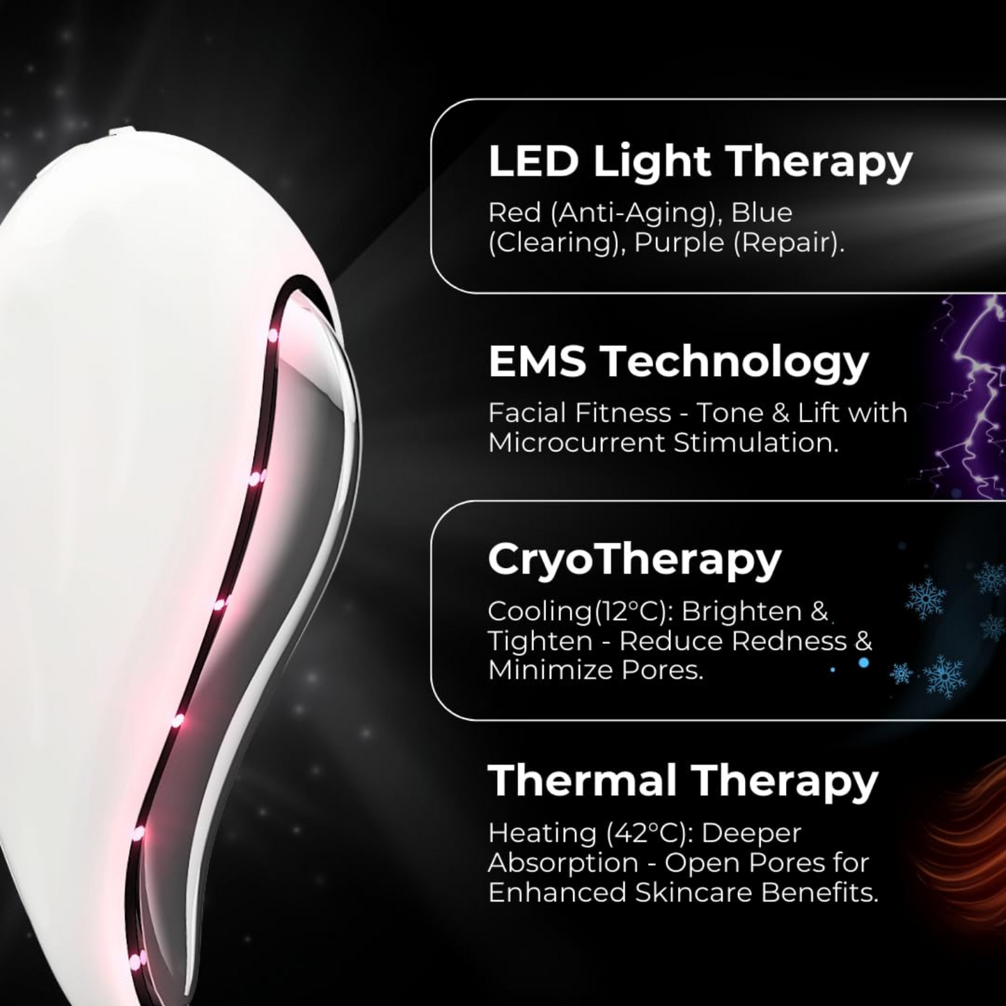 Smart Electric Gua Sha Handheld Face Massager Machine For Facial