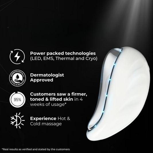 Smart Electric Gua Sha Handheld Face Massager Machine For Facial